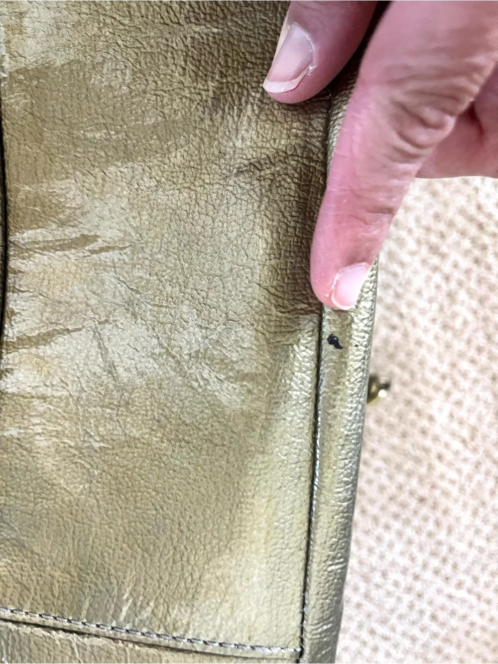 Coach Madison Tribeca Gold Patent Leather Tote - Picture 15 of 16